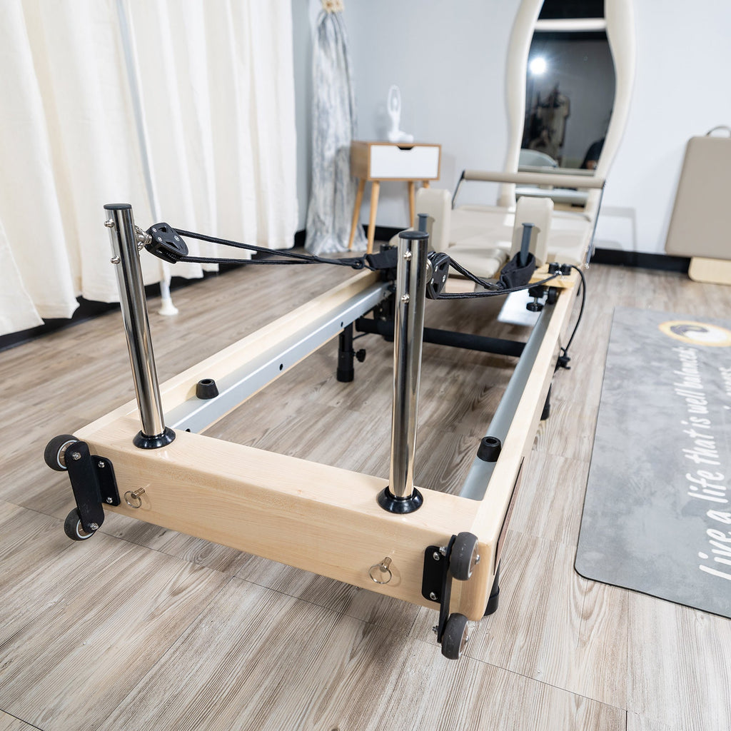 With Large Smart Screen - Janet Elite 2.0 – Foldable Pilates Reformer