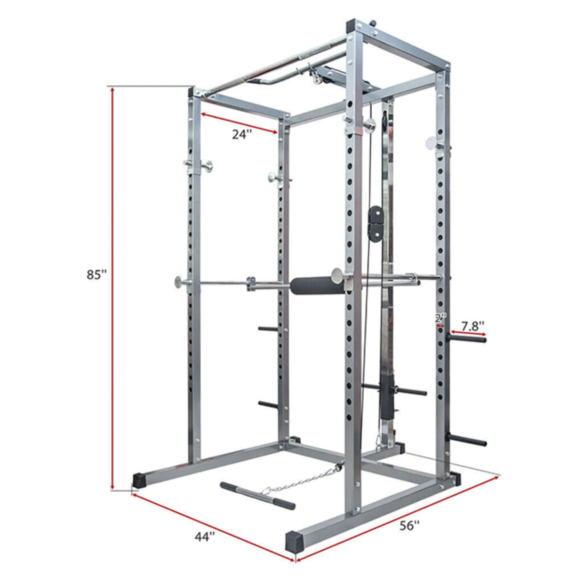 Merax Multi-Functional Olympic Power Squat Rack Cage For Home & Gym