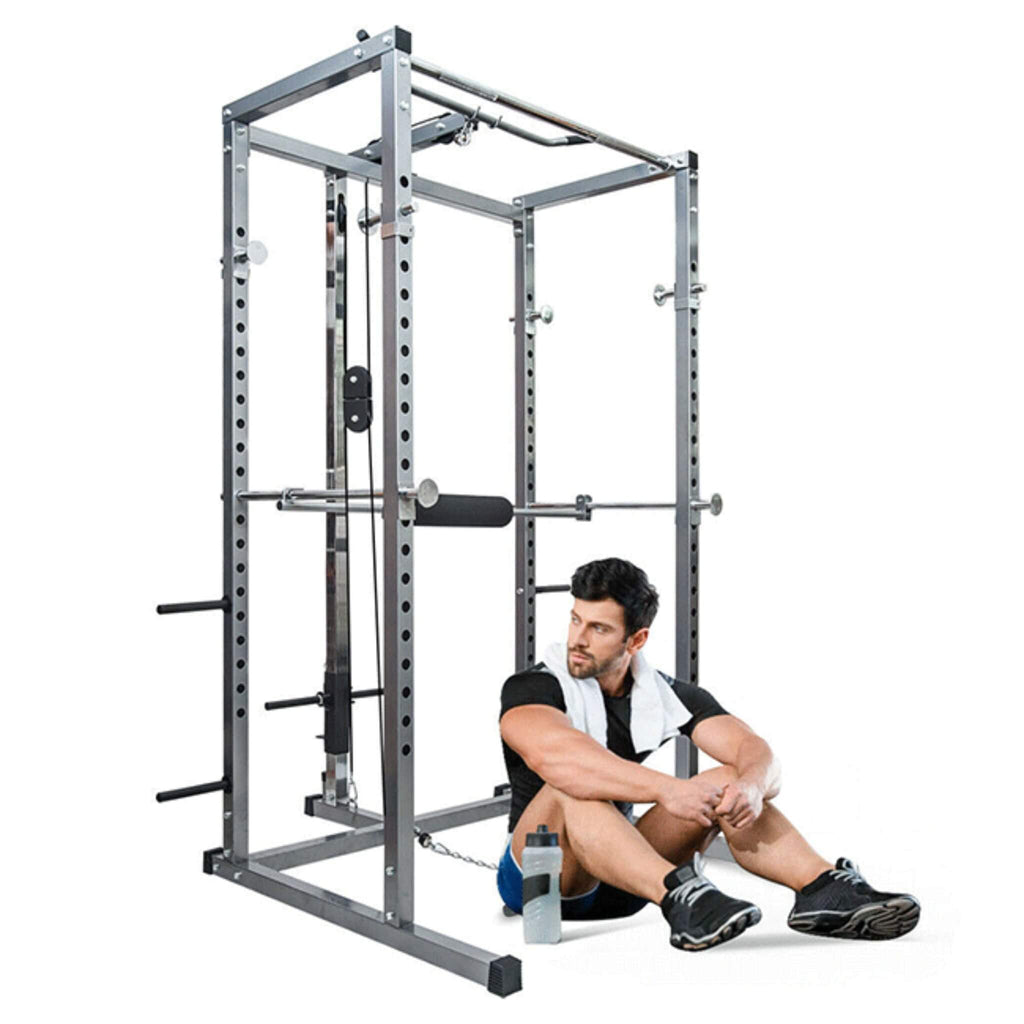 Merax Multi-Functional Olympic Power Squat Rack Cage For Home & Gym